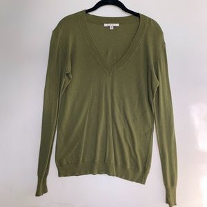 CAbi V-neck Green Sweater